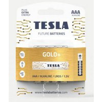 TESLA AAA GOLD+ alkalická - 4 ks, LR03, 1,5V