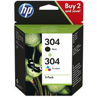 3JB05AE - HP Economy pack inkoustových náplní No.304 - černá + tříbarevná, CMYK, originál