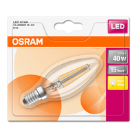Žárovka Osram LED 4W E14 Filament teplá bílá 1ks