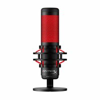 4P5P6AA - HyperX QuadCast - USB Microphone (Black-Red) - Red Lighting
