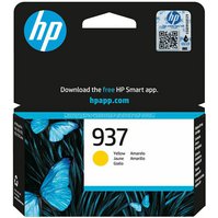 4S6W4NE - HP inkoustová náplň OfficeJet No.937 - žlutá, originál