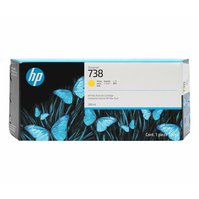 676M8A - HP inkoustová náplň No.738 pro HP DesignJet T850, T950 - žlutá, originál (300ml)