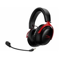 77Z46AA - HP HyperX Cloud III Herní headset, USB-C, Drátový, USB/Bezdrát, Černo-červená