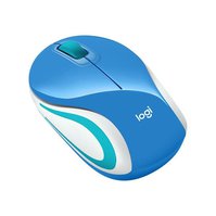 LOGITECH M187 Wireless Mini Mouse, modrá - 910-002733