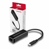 AXAGON ADE-SRC - USB-C 3.2 Gen 1 - Gigabit Ethernet adaptér, auto install