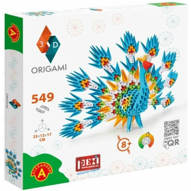Alexander Origami 3D Páv.jpg