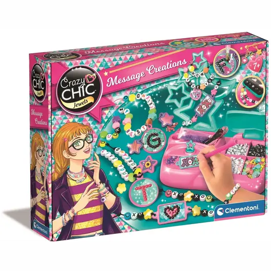 CLEMENTONI Crazy Chic Jewels Bižuterie s písmenky.webp