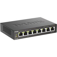 D-Link DGS-1008P/E - 8 x Gigabit Desktop Switch - kopie, 4PoE port