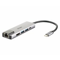 D-Link DUB-M520 - 5in1 USB-C Hub with HDMI/Ethernet and Power Delivery