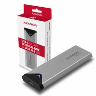 AXAGON EEM2-U3C, USB-C 3.2 Gen 1 - M.2 SATA SSD kovový box, délka 42 až 80 mm - EEM2-U3C