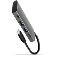 AXAGON HMC-4G2 - USB-C 3.2 Gen 2 10 Gb/ s hub, porty 2x USB-A + 2x USB-C, kabel USB-C 13cm