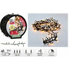 HOMESTYLING Vánoční světelný řetěz teplá bílá 500 LED  10 m.jpg