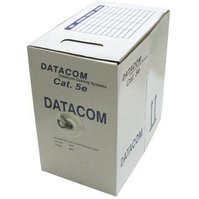 DATACOM UTP Cat5e PVC kabel 305m (drát), šedý - 1100