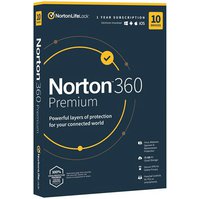NORTON 360 Premium - ESD licence na předplatné - 10 zařízení, cloudové úložiště 75 GB, 1 rok