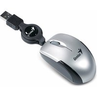GENIUS Micro Traveler V2, USB myš, silver