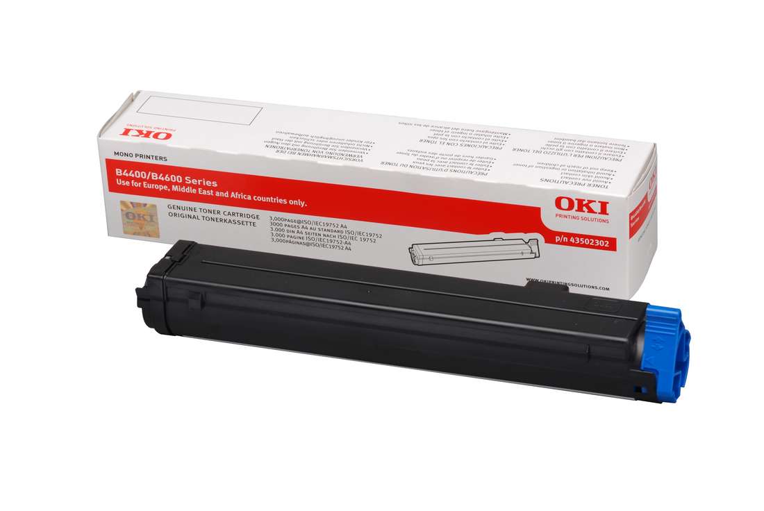 43502302 - Toner OKI Pro B4400, B4600 - černý, Originál