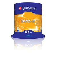 43549 - VERBATIM DVD-R Spindle/General Retail/16x/4.7GB - 100 pack