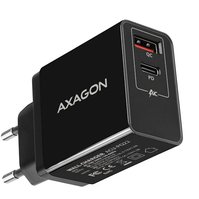 AXAGON ACU-PQ22 - Power delivery + Quick Charge nabíječka do sítě, 2x port (USB-A + USB-C) PD3.0/QC3.0/AFC/FCP/Apple, 22W, černá