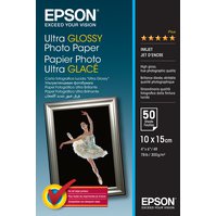 C13S041943 - EPSON Ultra Glossy Photo Paper 10 x 15cm, 300g/m2 - 50 listů