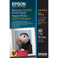 C13S042153 - EPSON Premium Glossy Photo Paper 10 x 15cm, 255g/m2 - 40 listů