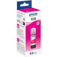 C13T09C34A- EPSON 108 inkoustová nádržka pro EcoTank L8050, L18050, 70ml. - purpurová, originál