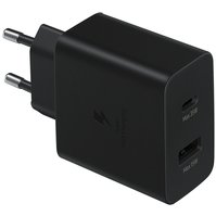 SAMSUNG EP-TA220NBEGEU - duální napájecí adaptér s rychlonabíjením (35W) USB-C/USB-A - černý (bez kabelů v balení)