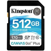 KINGSTON Canvas Go! 512GB SDXC Card U3 Class 10 - SDG3/512GB