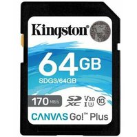 KINGSTON Canvas Go! 64GB SDXC Card U3 Class 10 - SDG3/64GB