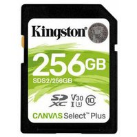 KINGSTON Canvas Select Plus 256GB SDXC Card UHS-I U3 Class 10 - SDS2/256GB