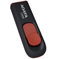 ADATA USB Flash Disk 16GB, USB 2.0, Classic Series C008 - černý - AC008-16G-RKD