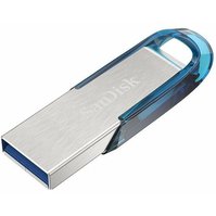 SanDisk Ultra Flair 64GB USB 3.0 flash disk, modrý - SDCZ73-064G-G46B
