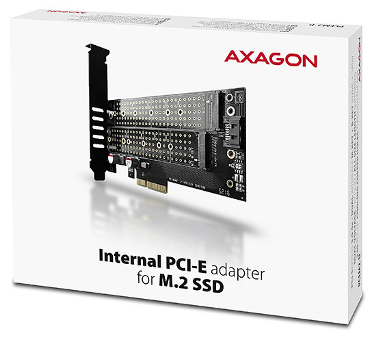 Axagon PCEM2-S Interne M.2 Adapterkaart - Snel En Simpel