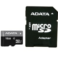 ADATA 16GB Micro SDHC Premier Class 10 Card včetně adaptéru - AUSDH16GUICL10-RA1