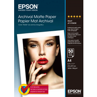 C13S041342 - EPSON Archival Matte Paper Heavy Weight, A4, 189g/m2 - 50 listů