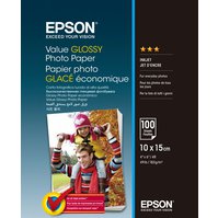 C13S400039 - EPSON Value Glossy Photo Paper 10 x 15cm, 183g/m2 - 100 listů