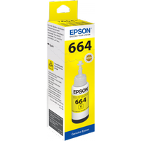 C13T66444A - EPSON inkoustová nádržka T664 pro L3050, L3060, L1455 - žlutá, originál