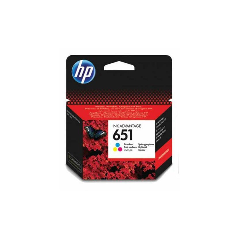 C2P11AE - HP inkoustová náplň No.651 - tříbarevná (Ink Advantage), originál