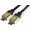 PremiumCord GOLD HDMI HighSpeed + Ethernet kabel, zlacené konektory, HDMI 1.4 - 5m - KPHDMET5
