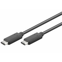 PremiumCord kabel USB-C-male USB-C-male 0,5m, černý - ku31cc05bk