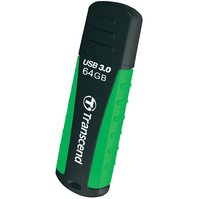 TRANSCEND JetFlash 810 - 64GB, USB 3.1 Gen1 flashdisk, černo/zelený - TS64GJF810