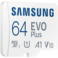 SAMSUNG MB-MC64SA EVO Plus - 64GB Micro SDXC Card - Class 10 (160MB/s) + adaptér
