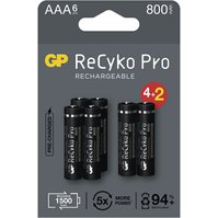GP ReCyko+ Nabíjecí baterie AAA 800mAh NiMH 6-pack - 1033126080