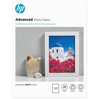 Q8696A - HP Advanced Photo Paper, Glossy, 13 x 18cm, 250g/m2 - 25 listů