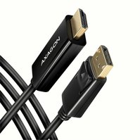 AXAGON DisplayPort -> HDMI 1.4 redukce / kabel 1.8m, 4K/ 30Hz - RVD-HI14C2