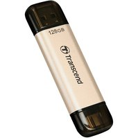 TRANSCEND JetFlash 930C - 128GB USB 3.2 Gen1 duální flashdisk, zlatý