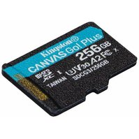 KINGSTON Canvas Go! Plus 256GB Micro SDXC Class 10, UHS-I, U3, V30, A2, 170R/90W + Adapter - SDCG3/256GB