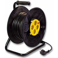 Ecolite prodlužovací kabel na bubnu 25m 4 zásuvky 3x1,5mm FBUBEN-25