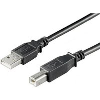 PremiumCord ku2ab1bk - USB 2.0 propojovací kabel, konektory A-B, 1m, černý